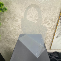 Premium Şeffaf Çiçek Buketi Çantası - 23133 -