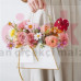 Modern Saplı Karton Çiçek Aranjman Çantası - 23135 -