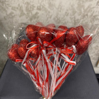 Kalp Figürlü Strafor Süs Çubuk - 23155 -