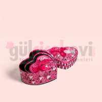 İthal 3 Lü Hediyelik Kalp Kutu