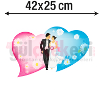 Gelin Arabası Baş Harflik - 2