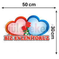 Gelin Arabası Baş Harflik - 3