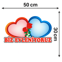 Gelin Arabası Baş Harflik - 3