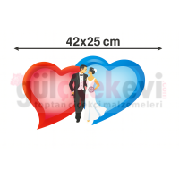 Gelin Arabası Baş Harflik - 1