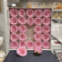 Sabun Açmış Yapay Gül 25'li - 22256 - deg -