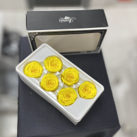 Solmayan Uzun Ömürlü Yapay Gül 6'lı - 70413 - deg -