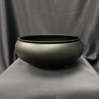 Vintage Metal Çiçeklik ve Dekoratif Ufo Oval Vazo - 21906 - deg -