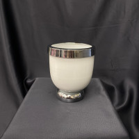 Vintage Metal Çiçeklik ve Dekoratif Darbuka Vazo 2'li - 21405 - deg -