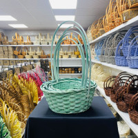 Hasır Çiçek Sepeti 5'li - 70322 - deg -