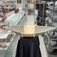 Natural Oval Hasır Aranjman Sepeti - 23048