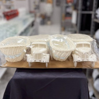 Rustik Hasır Kamyonet Çiçek Sepeti - 20416 - deg -