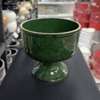 Dekoratif Ayaklı Seramik Torna Kase  –  21510 - deg -