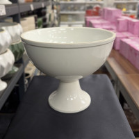 Dekoratif Ayaklı Geniş Seramik Kupa –  22240 - deg -