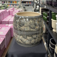 Dekoratif Büyük Seramik Fıçı –  21501 - deg -