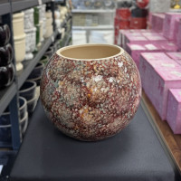 Dekoratif Desenli Seramik Fanus –  21502 - deg -