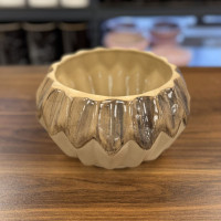 Dekoratif Orta Zikzaklı Seramik Kase –  22229 - deg -