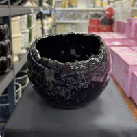 Dekoratif Büyük Kırık Yumurta Şekilli Seramik Kase –  21513 - deg -