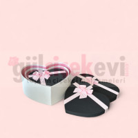 İthal 3 Lü Hediyelik Kalp Kutu