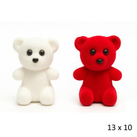 Dekoratif Strafor Oturan Ayı Figürü 13cm - 23003 - deg -