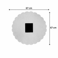 Profesyonel Çelenk Karton Zemin 67×67 cm - 20413 -