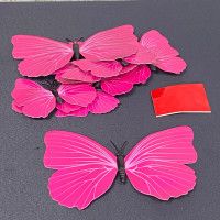 Dekoratif Kağıt Kelebek Çiçek Süsü - 22247 -