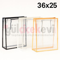 Şeffaf Çiçek Taşıma Çantası 