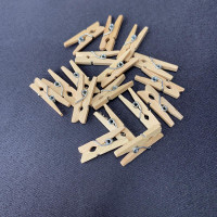 Dekoratif Doğal Ahşap Mandal - 23105 -