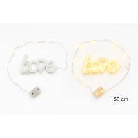 50 Cm Işıklı Love Yazısı