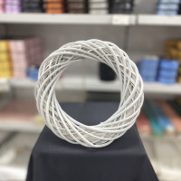 Kapı Süsü Yapımına Uygun Hasır Çelenk 30 cm - 21528 - deg -