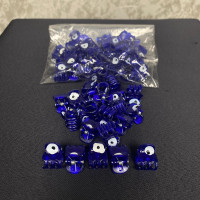 Dekoratif Cam Nazar Boncuklu Toka - 20067 - deg -