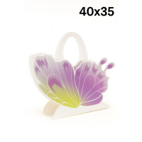 Kelebek Tasarımlı Çiçek Taşıma Çantası