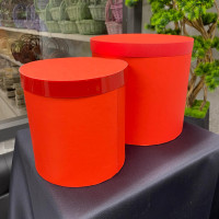 Klasik Silindirik Formlu Özel Gün Hediye Kutusu Tekli 20 cm - 20940 -