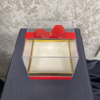 Premium Mika Kapaklı Kayış Kurdeleli Hediye Kutusu - 23118 - 