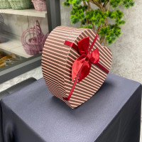 Premium Küçük Kalp Formlu Kurdelalı Özel Gün Hediye Kutusu 3'lü - 70553 -