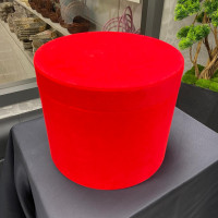 Premium Kadife Silindirik Formlu Özel Gün Hediye Kutusu 3'lü - 70614 -