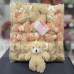 Sevimli Peluş Elbisesiz Ayı Anahtarlık 12 cm 12'li - 21988 - deg -